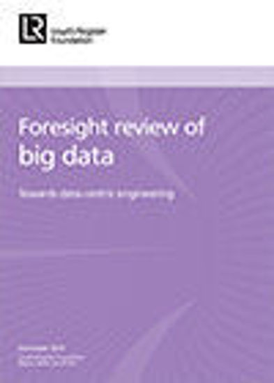 Picture of Foresight review of big data