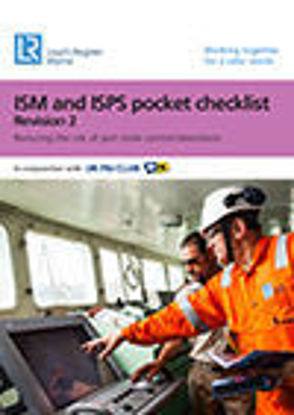 Picture of ISM & ISPS Pocket Checklist (Revision 4)