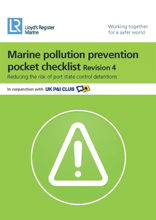 Picture of Marine Pollution Prevention Pocket Checklist (Revision 5) - PDF Download